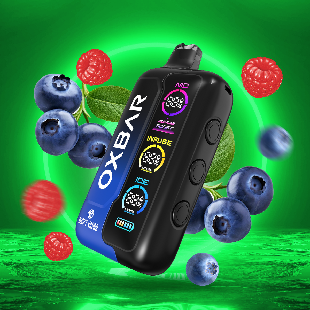 Rocky Vapor Oxbar Tri Fusion 60K Disposable (ONTARIO)