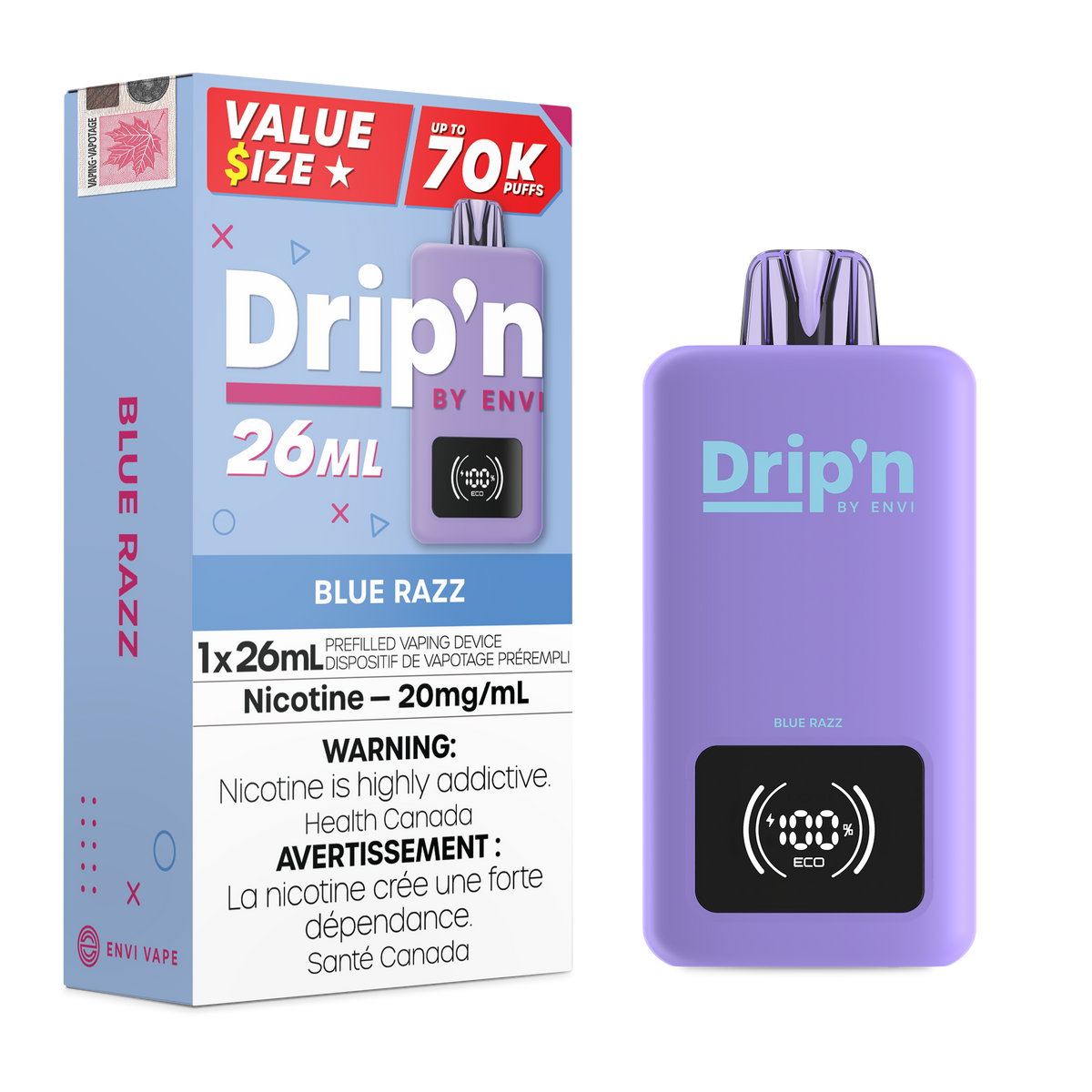 Drip'n 26ML - 70k Disposable (ON)