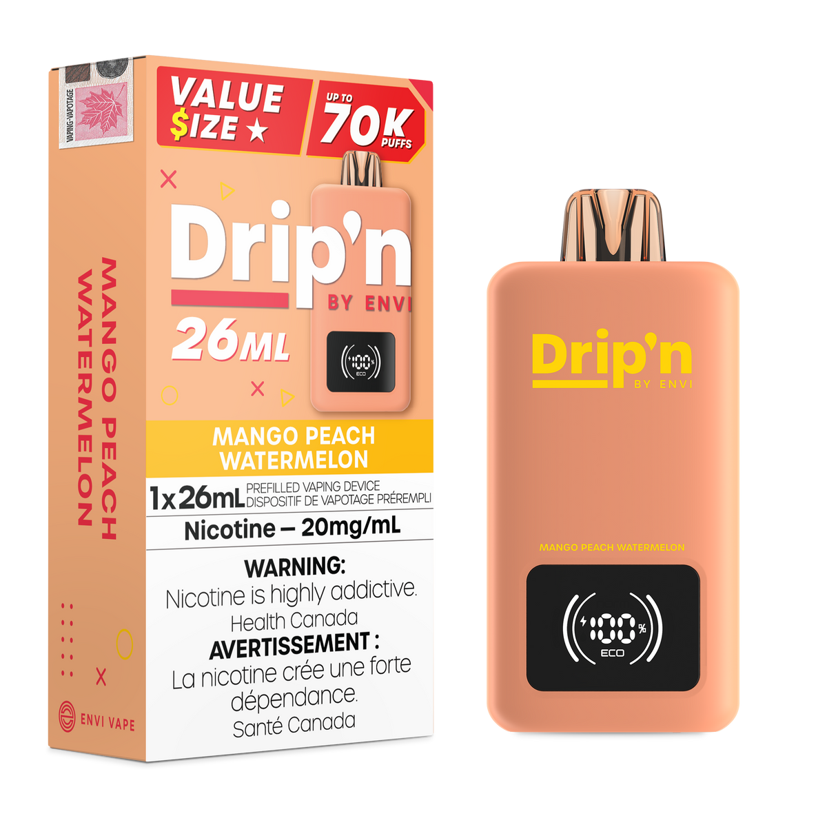 Drip'n 26ML - 70k Disposable (ON)