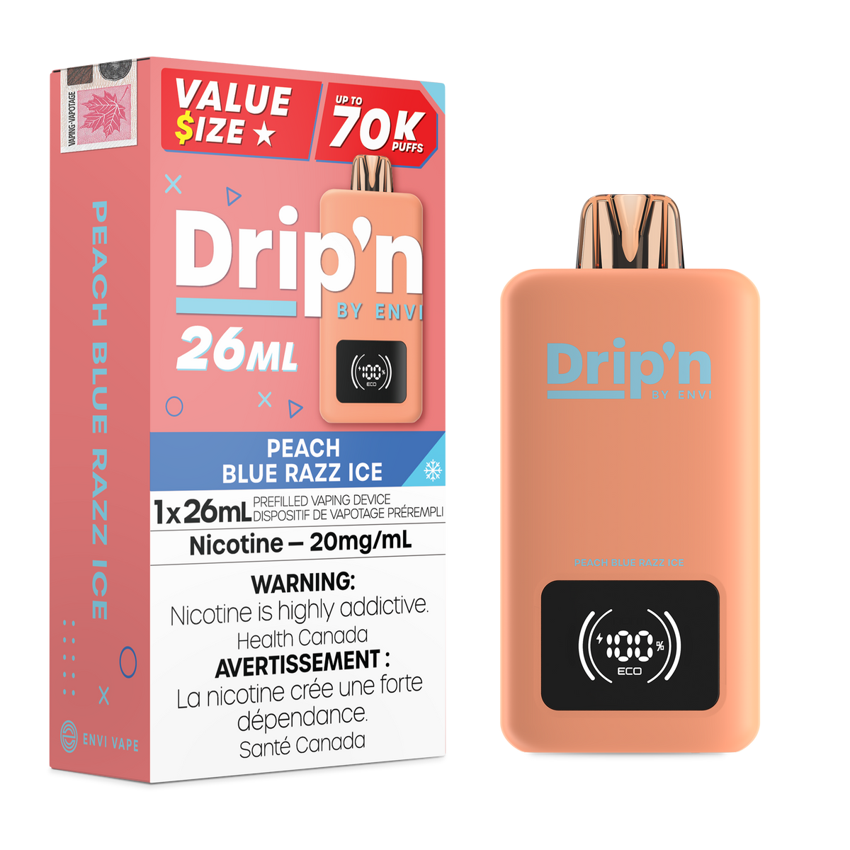 Drip'n 26ML - 70k Disposable (ON)