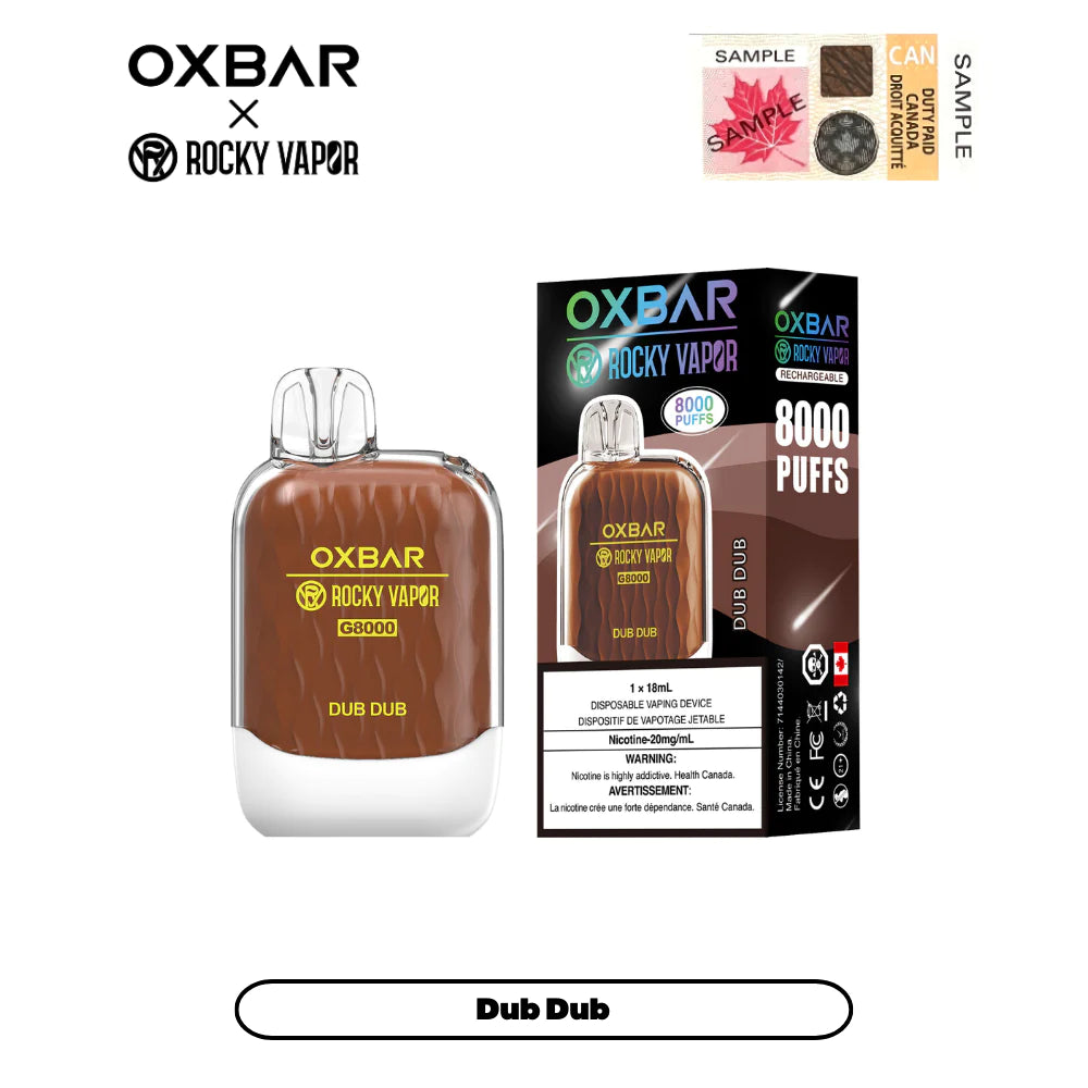 OxBar G8000 Disposable (ONTARIO)