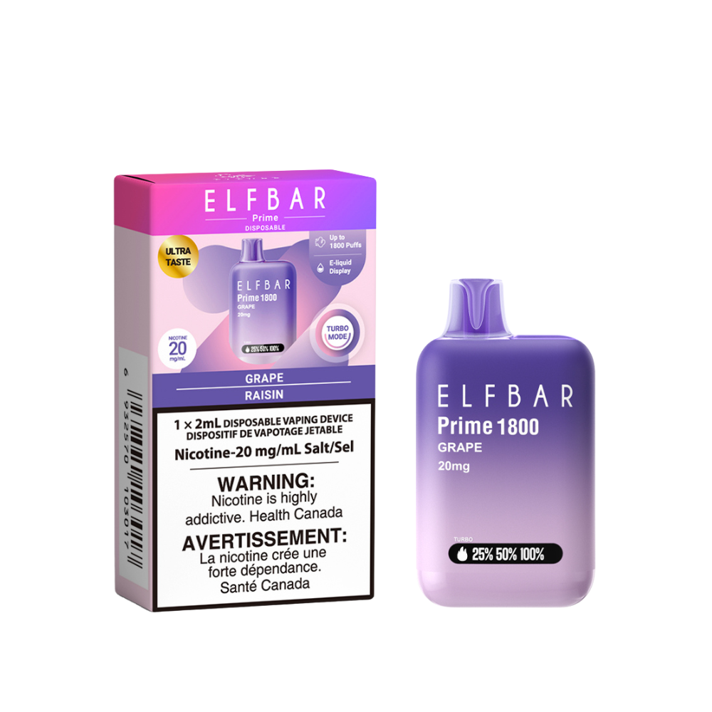 ELF Bar Prime 1800 (ONTARIO)