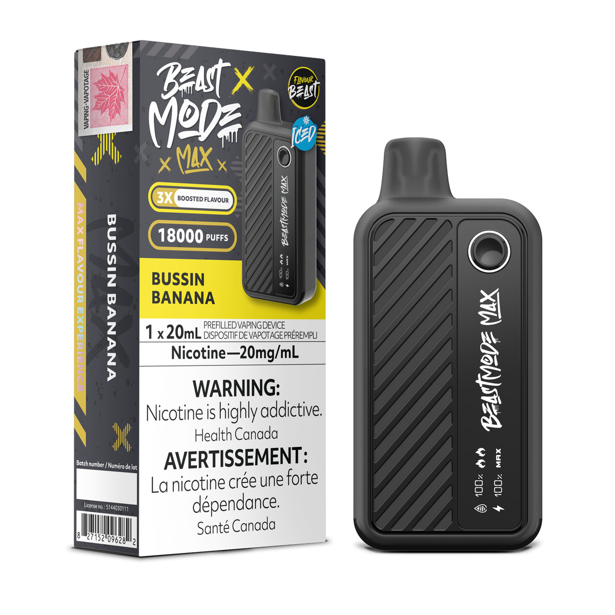 Flavour Beast BEASTMODE MAX - 18K (ONTARIO)