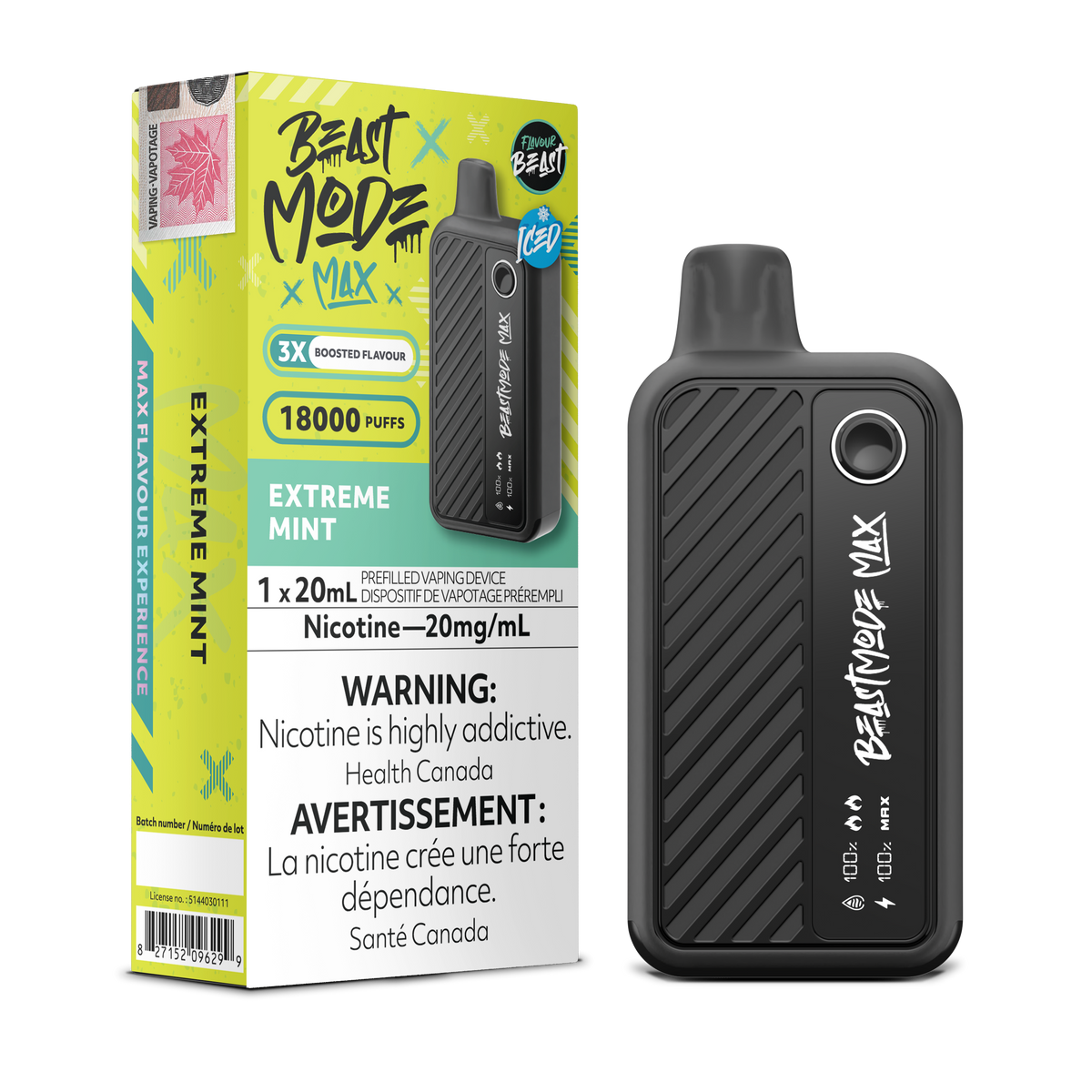 Flavour Beast BEASTMODE MAX - 18K (ONTARIO)
