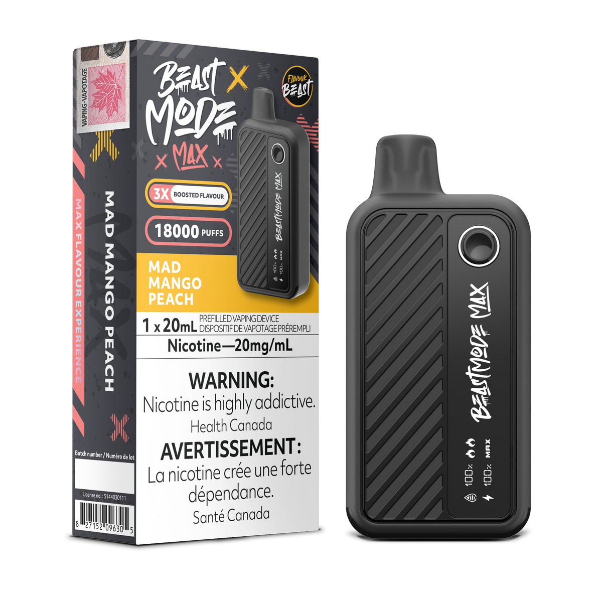 Flavour Beast BEASTMODE MAX - 18K (ONTARIO)