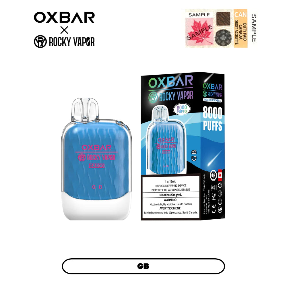OxBar G8000 Disposable (ONTARIO)
