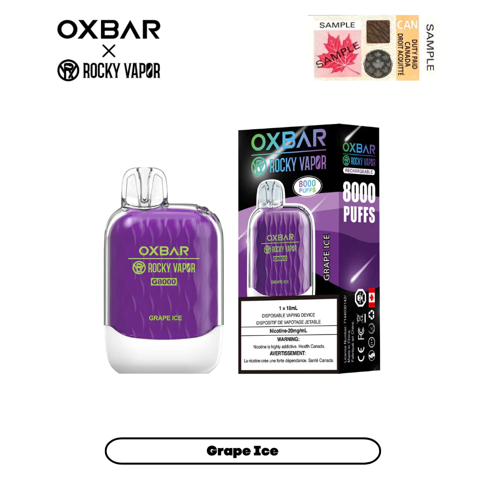OxBar G8000 Disposable (ONTARIO)