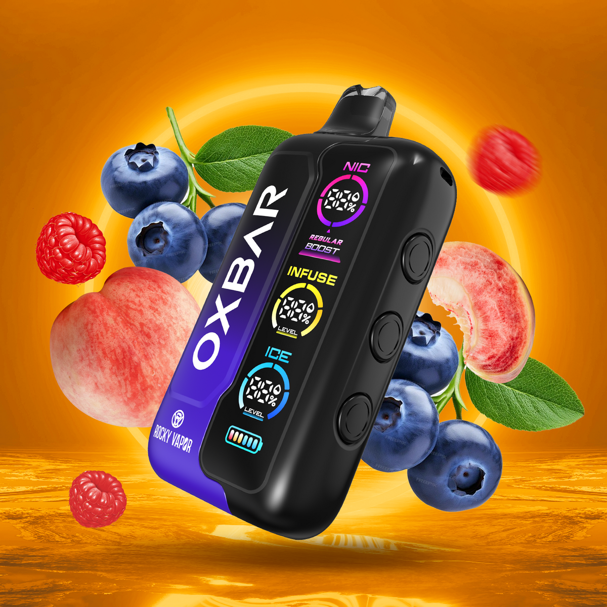 Rocky Vapor Oxbar Tri Fusion 60K Disposable (ONTARIO)