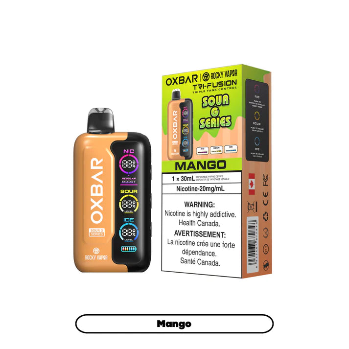 Rocky Vapor Oxbar Tri Fusion 60K Disposable (ONTARIO)
