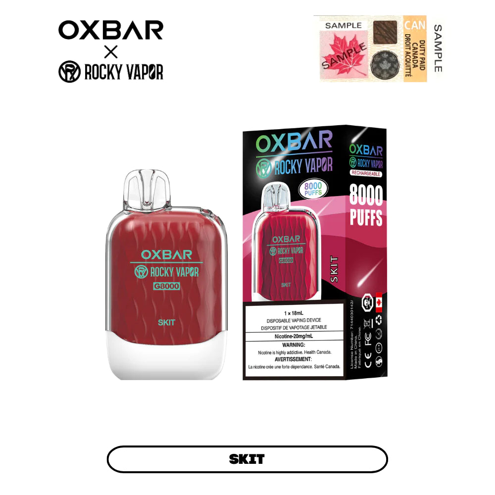 OxBar G8000 Disposable (ONTARIO)