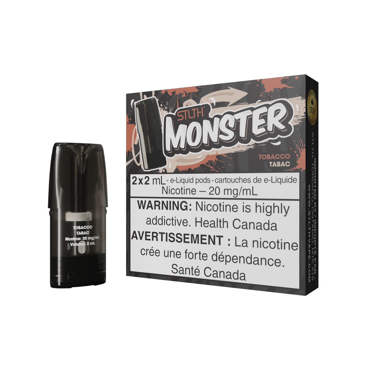 STLTH MONSTER POD 2PCS/PACK (ONTARIO)