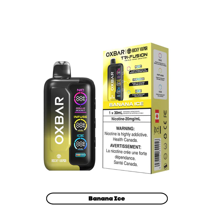 Rocky Vapor Oxbar Tri Fusion 60K Disposable (ONTARIO)