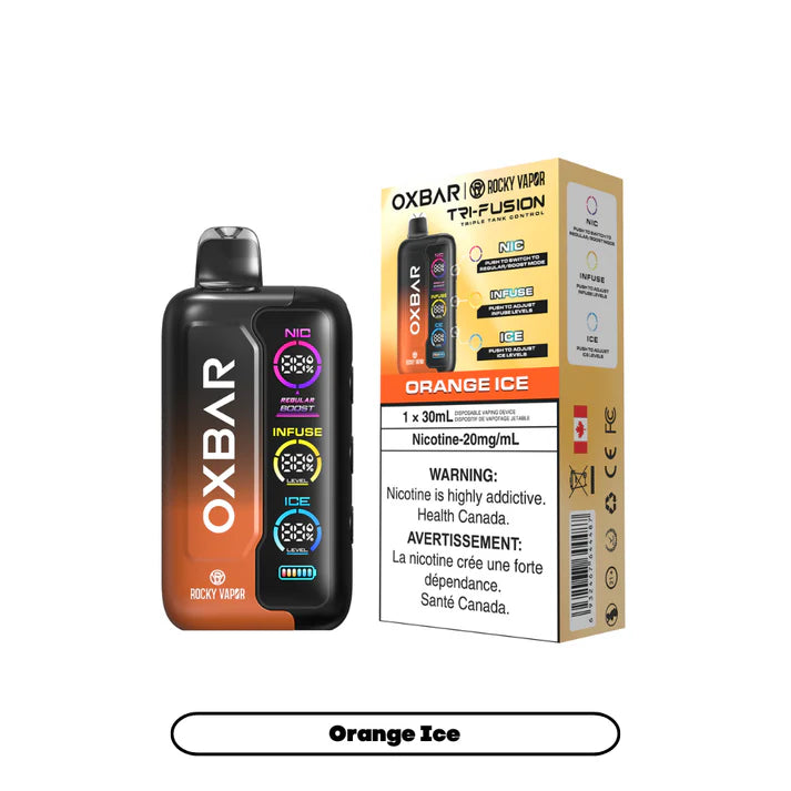 Rocky Vapor Oxbar Tri Fusion 60K Disposable (ONTARIO)