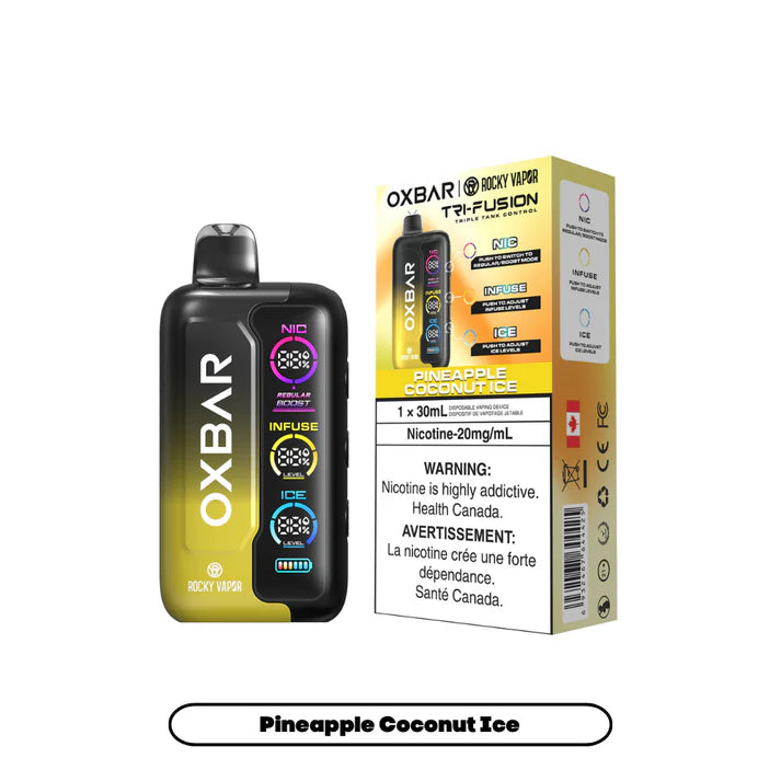 Rocky Vapor Oxbar Tri Fusion 60K Disposable (ONTARIO)