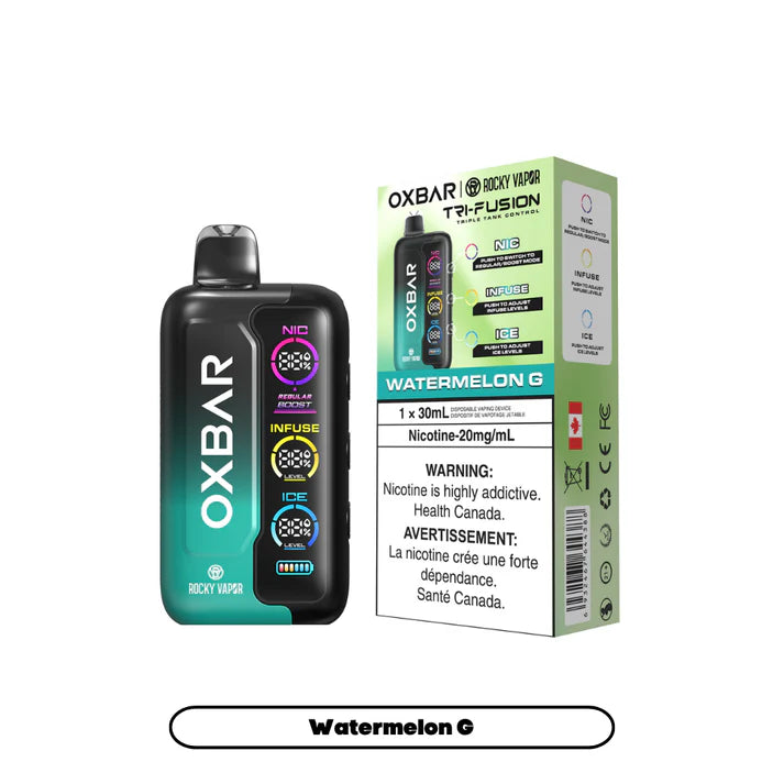Rocky Vapor Oxbar Tri Fusion 60K Disposable (ONTARIO)