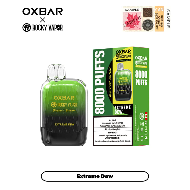 OxBar G8000 Disposable (ONTARIO)