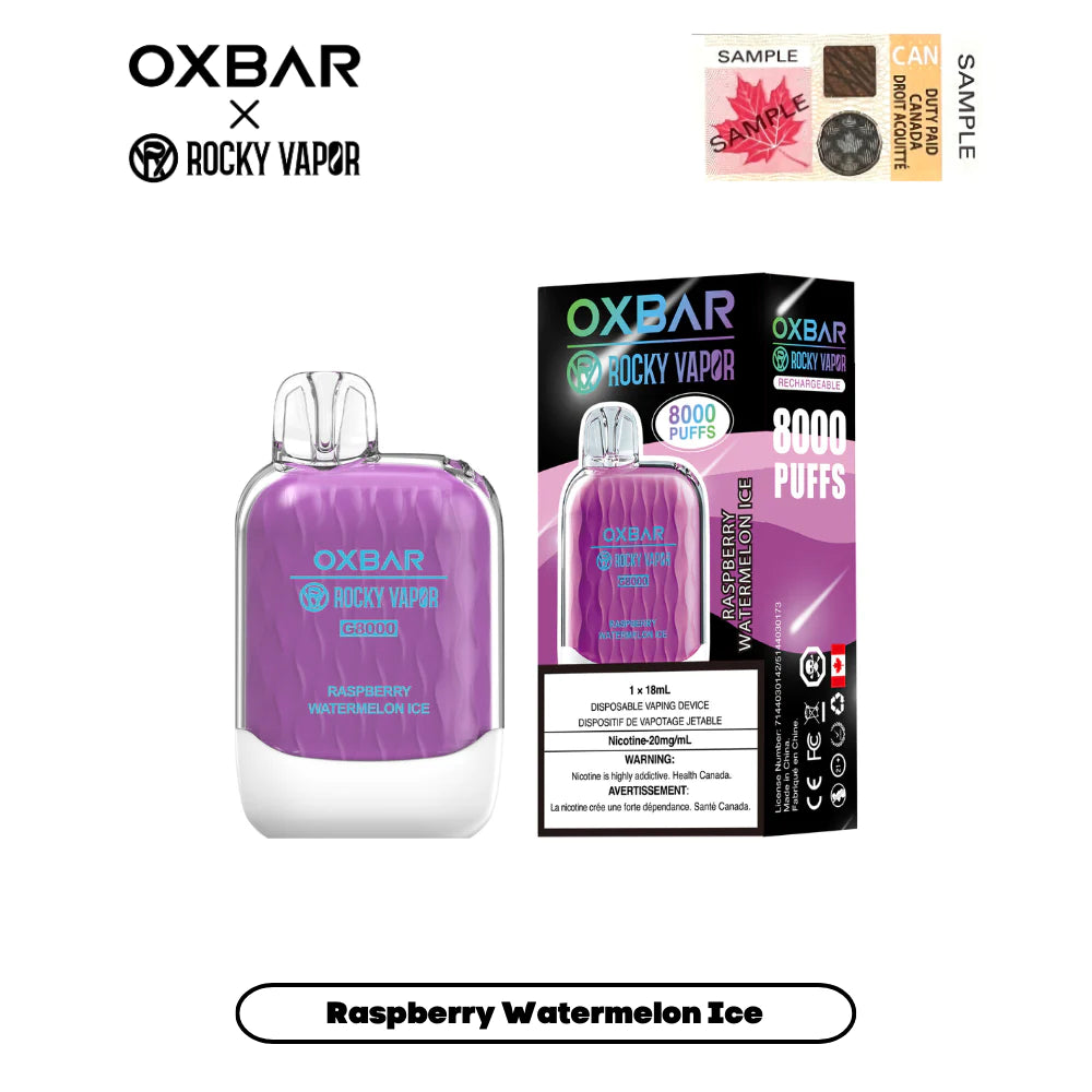 OxBar G8000 Disposable (ONTARIO)