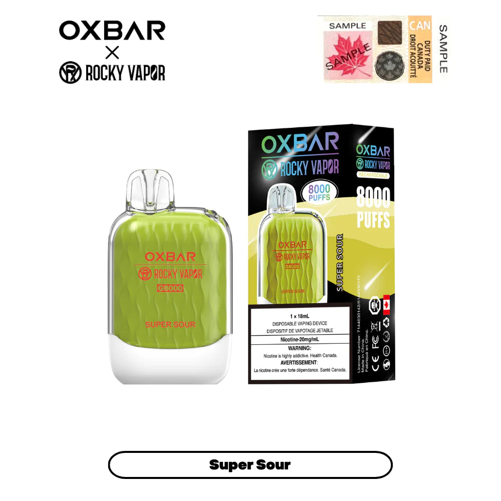 OxBar G8000 Disposable (ONTARIO)
