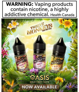 Twelve Monkeys Salts - Oasis Series (30ML)